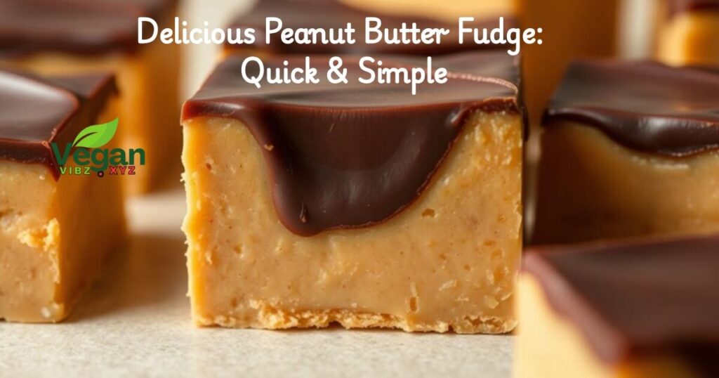 Delicious Peanut Butter Fudge: Quick & Simple